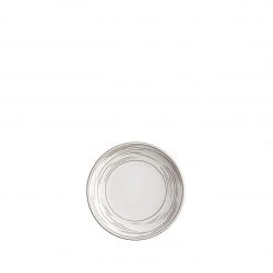 Heath Ceramics Echo Etched B&B Plate In Opaque White Alabama Chanin