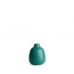 Heath Ceramics Bud Vase In Emerald Vases