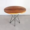 Garza Marfa Furniture Pecan Top Round Cafe Table 36"