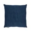 Adelene Simple Cloth Linen Waffle Knit Pillow In Indigo