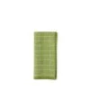 Adelene Simple Cloth Linen Windowpane Check Napkin In Green