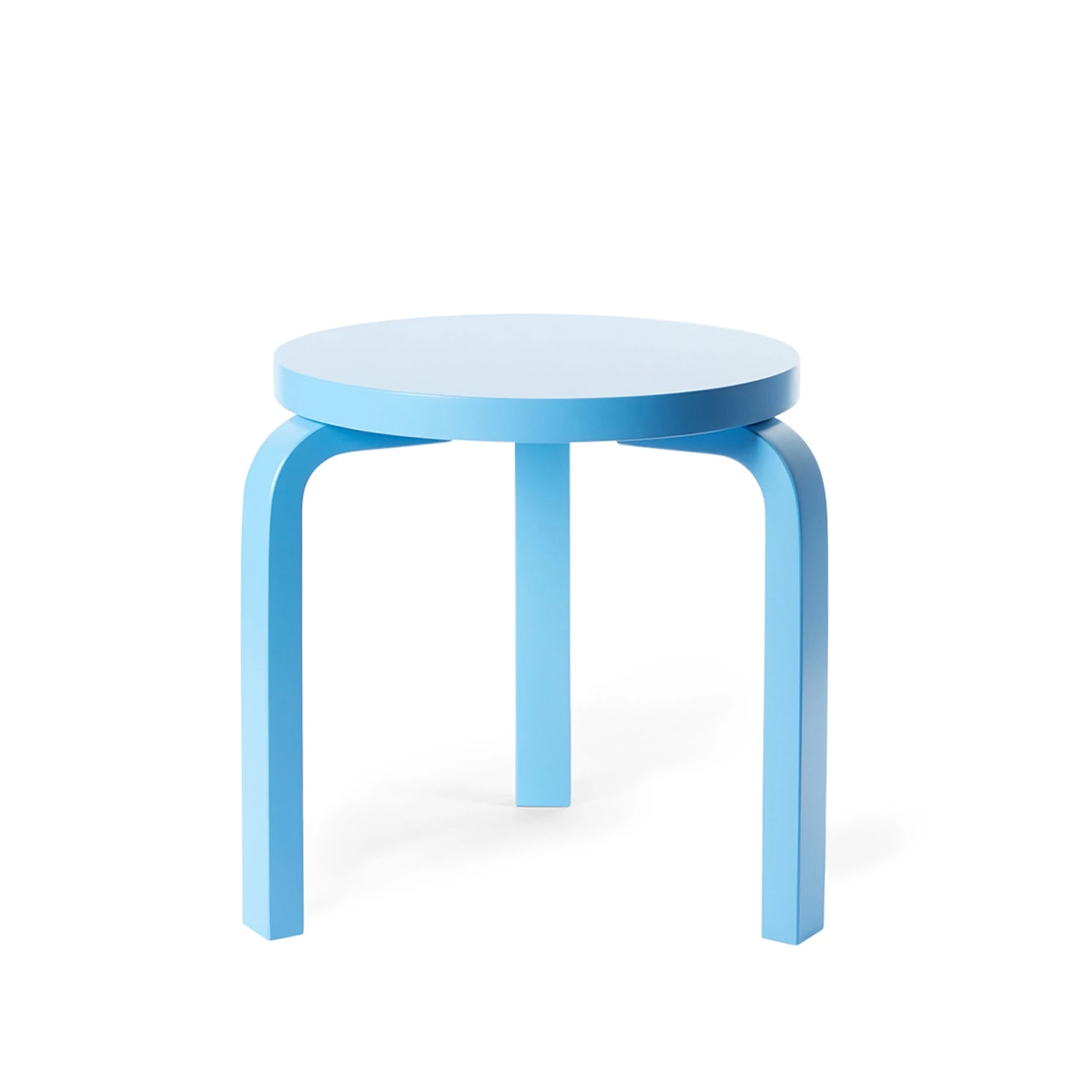 Artek Stool 60 Medium In Bright Blue 1 Artek Stool 60 Medium In Bright Blue