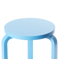 Artek Stool 60 Medium In Bright Blue