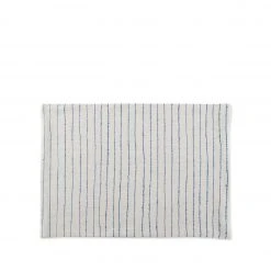 Cathy Callahan Linen Lines Placemat In Deep Blue