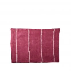 Cathy Callahan Stripes Placemat In Cranberry