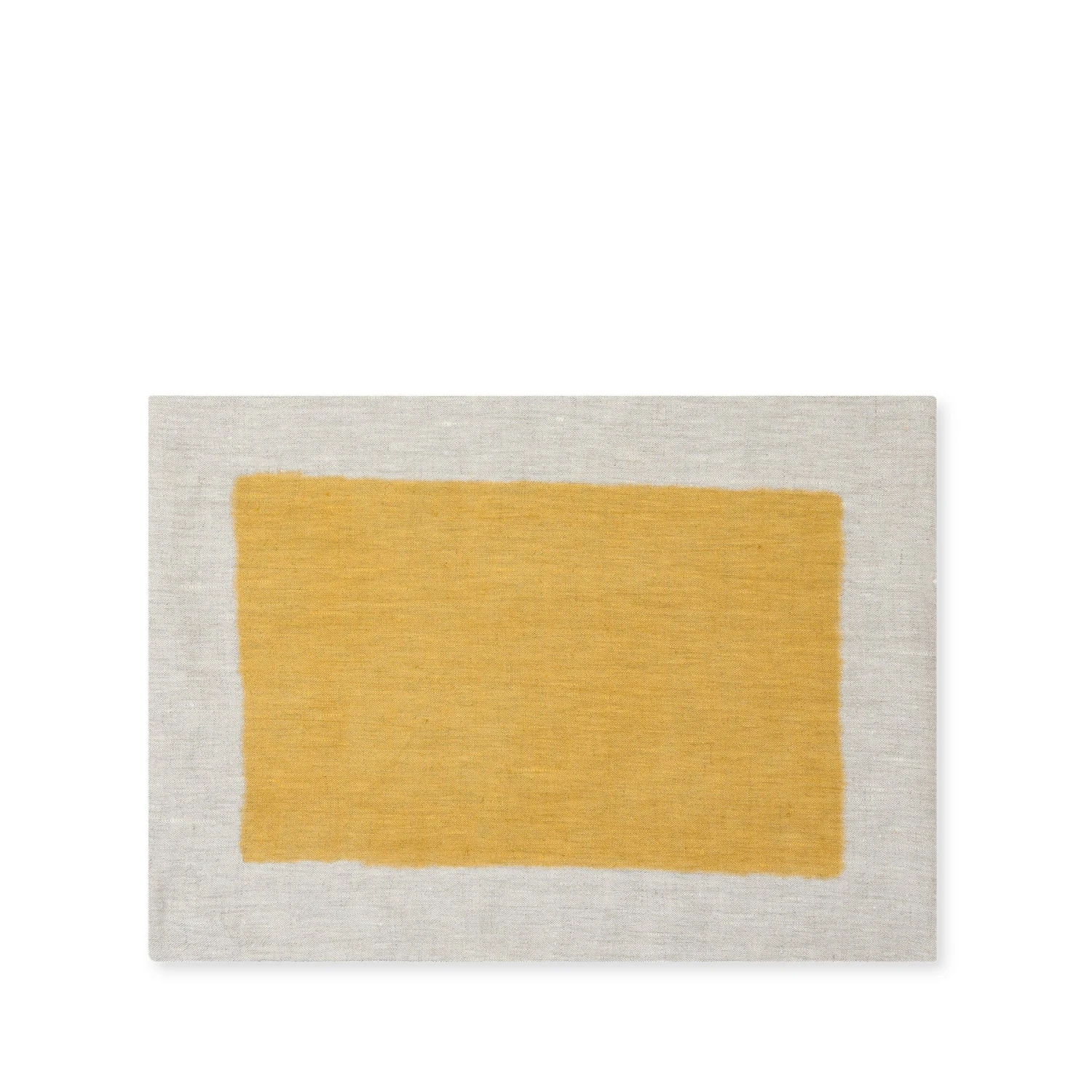 Cathy Callahan Linen Hand-Painted Placemat In Sunflower New 1 Cathy Callahan Linen Hand-Painted Placemat In Sunflower New