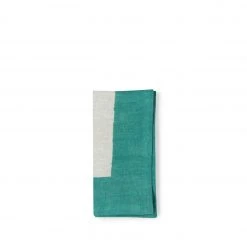 Cathy Callahan Linen Napkin In Emerald New