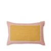 Cathy Callahan Linen Hand-Painted Pillow In Sunflower/Peach