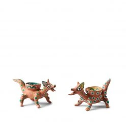 Carla Fernandez Dog Candleholder In Desert