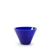 Cedric Mitchell Conical Bowl In Opaque Lapis With Celadon Lip