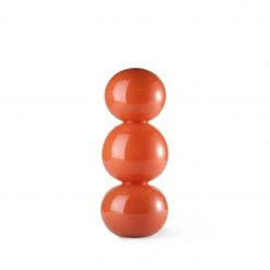 Cedric Mitchell Blomme Sphere Vase In Orange