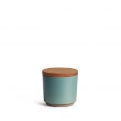 Heath Ceramics Container With Wooden Lid