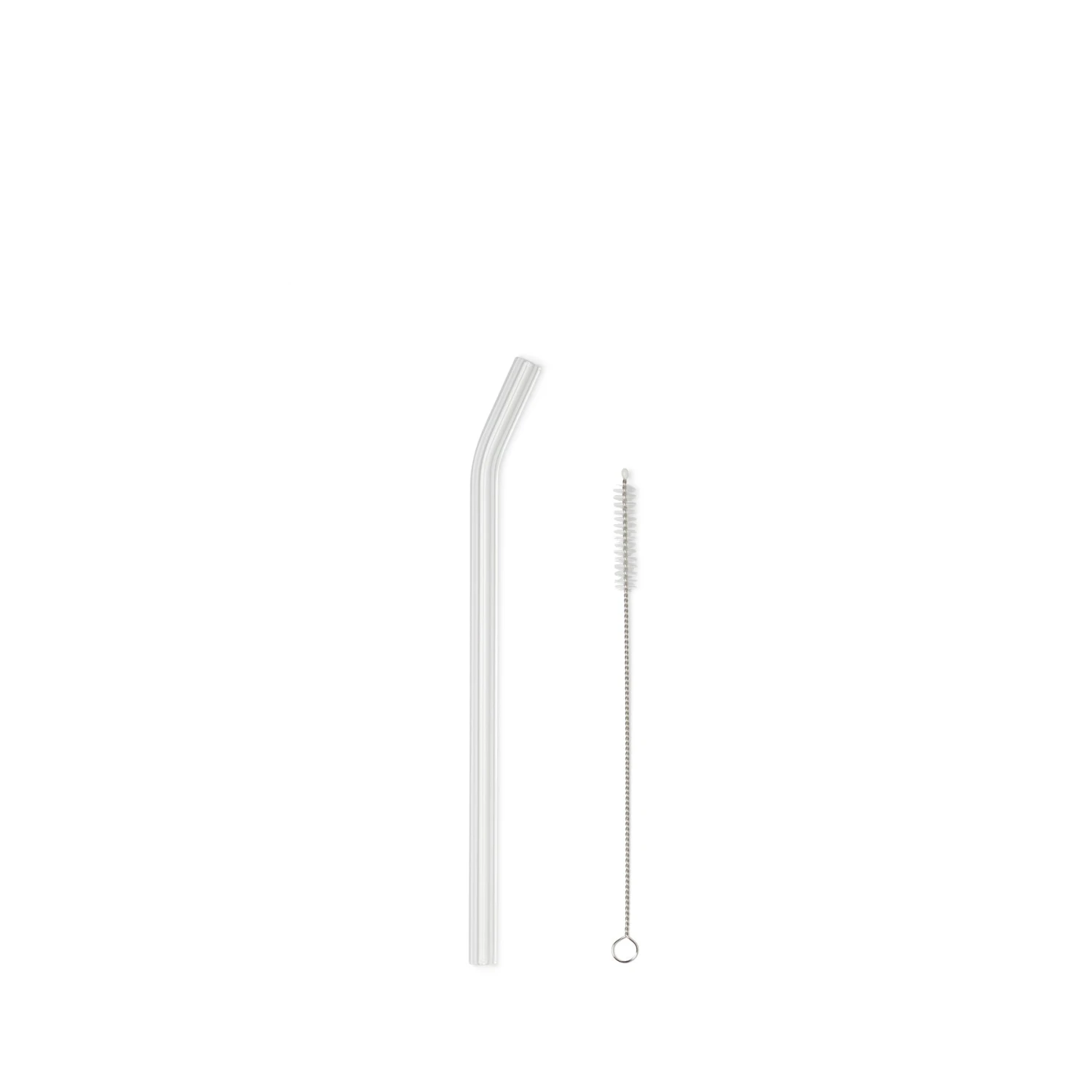 DrinkingStraws.Glass Classic Curved Straw 1 DrinkingStraws.Glass Classic Curved Straw