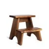 De Jong & Co Merton Step Stool In Walnut