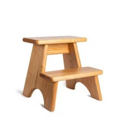 De Jong & Co Furniture Merton Step Stool In Oak