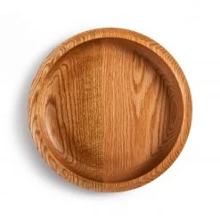 De Jong & Co Wooden Serving Bowl In Oak