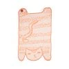 Donna Wilson Fun & Unique Cat Shaped Brushed Cotton Mini Blanket