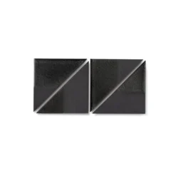Heath Ceramics Tile DG12 Basalt Lava Blend Triangles