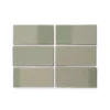 Heath Ceramics Tile Dual Glaze DG16 Fog Blend Rectangles