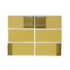 Heath Ceramics Tile Dual Glaze DG14 Ochre Blend Rectangles