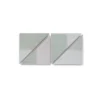 Heath Ceramics Tile Dual Glaze DG16 Fog Blend Triangles