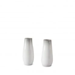 Heath Clay Studio Sprout Vase In Light Grey Whale Gradient