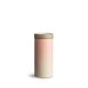 Heath Clay Studio Tall Rim Vase In Rose And Barley