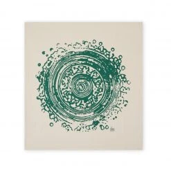 Heath + House Industries New Vintage Tile Art Tea Towels In Sunrose