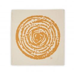 Heath + House Industries New Vintage Tile Art Tea Towels In Sunrose