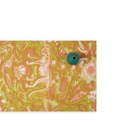 Heath Sews Studio All Dinnerware Tyger Tyger Runner In Chartreuse/Rose