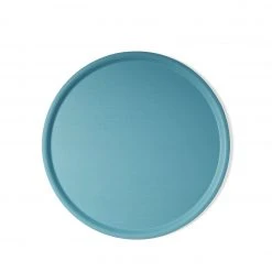 Klippan Large Round Tray In Foggy Blue