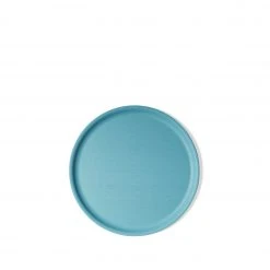 Klippan Small Round Tray In Foggy Blue Serving