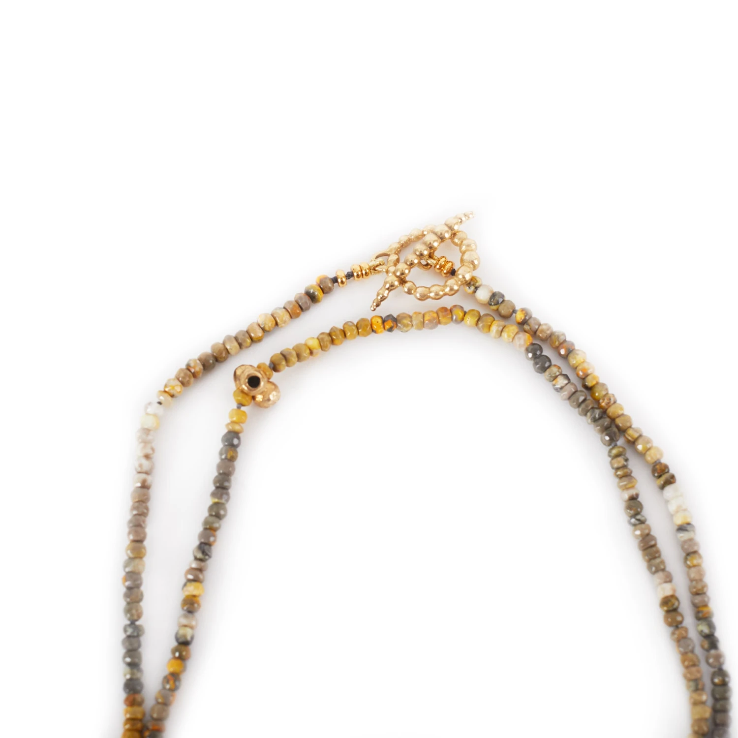 Kirsten Muenster Bumble Bee Jasper Necklace With Callistemon Beads Final Few 2 Kirsten Muenster Bumble Bee Jasper Necklace With Callistemon Beads Final Few