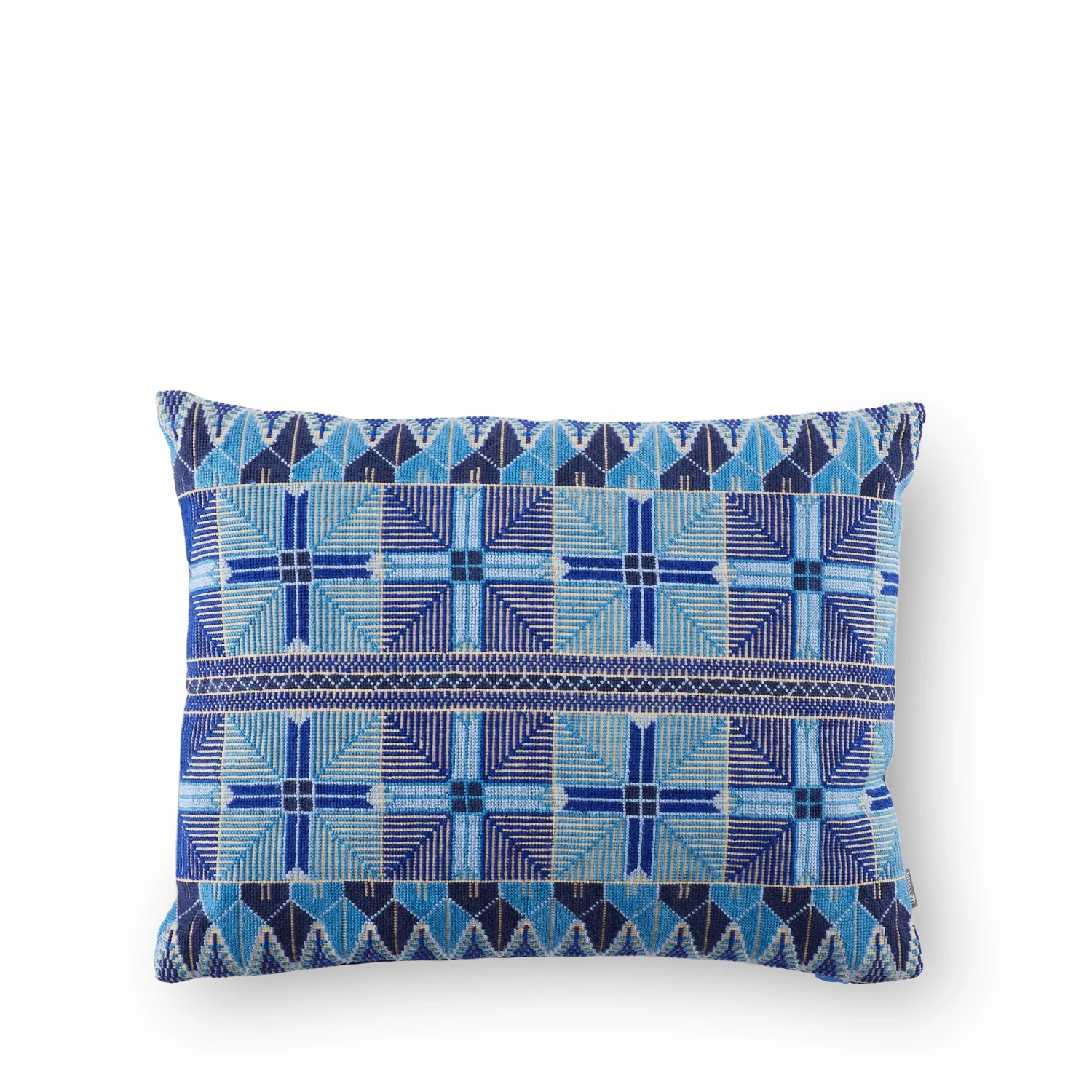 Kissweh Ensaf Pillow In Blue 1 Kissweh Ensaf Pillow In Blue