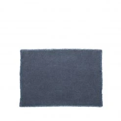 Libeco Pacific Placemat In Petrol Registry Essentials