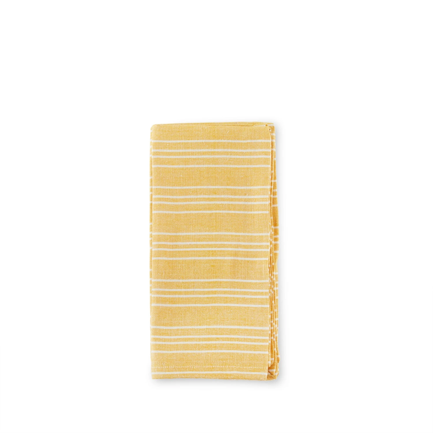 Garza Marfa Cotton Linen Small Ticking Stripe Napkins In Marigold (Set Of 4) Registry Essentials 1 Garza Marfa Cotton Linen Small Ticking Stripe Napkins In Marigold (Set Of 4) Registry Essentials