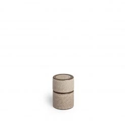 Heath Clay Studio Matchstick Holder In Vanilla Bean And Matte Brown Accessories