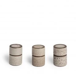 Heath Clay Studio Matchstick Holder In Vanilla Bean And Matte Brown Accessories