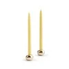 Nancy Pearce Globular Candleholders (Set Of 2) New