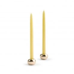 Nancy Pearce Globular Candleholders (Set Of 2) New