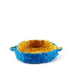Heath Ceramics Sales Shop 41 Llane Alexis Final Few Small Round Nesting Tray In Blue And Yellow