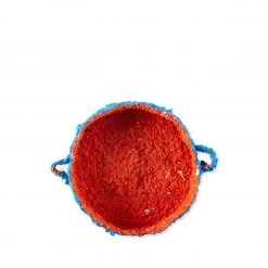 Llane Alexis Small Round Nesting Tray In Blue And Red