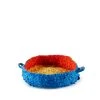 Llane Alexis Final Few Small Round Nesting Tray In Blue And Orange