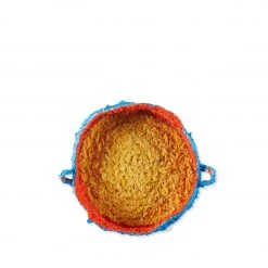 Llane Alexis Final Few Small Round Nesting Tray In Blue And Orange 3 Llane Alexis Final Few Small Round Nesting Tray In Blue And Orange