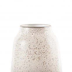 Heath Clay Studio Accessories Wide Vase In Opaque White And Matte Brown 7 Heath Clay Studio Accessories Wide Vase In Opaque White And Matte Brown
