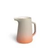 Heath Clay Studio Large Pitcher In Fog And Tangerine