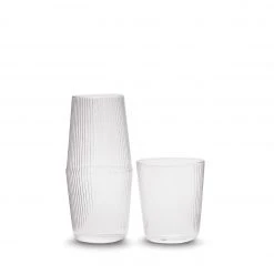 R+D.LAB Registry Essentials Luisa Bonne Nuit Carafe And Cup In Millerighe