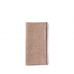 R+D.LAB Linen Hopsack Napkins In Mattone Red (Set Of 2)