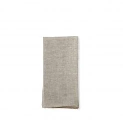 R+D.LAB All Linens Linen Hopsack Napkins In Natural Gray (Set Of 2)