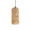 Stan Bitters Large Cylinder Hanging Lantern In Tan
